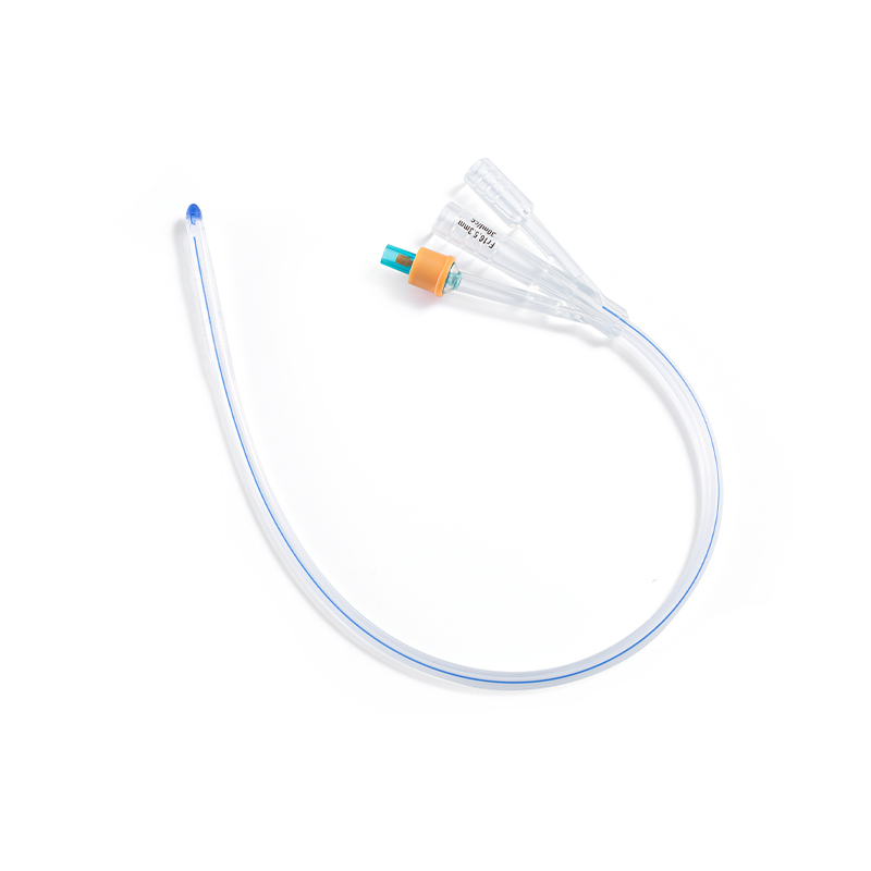 Tıbbi Sınıf Silikon 3 Yollu Silikon Foley Kateter